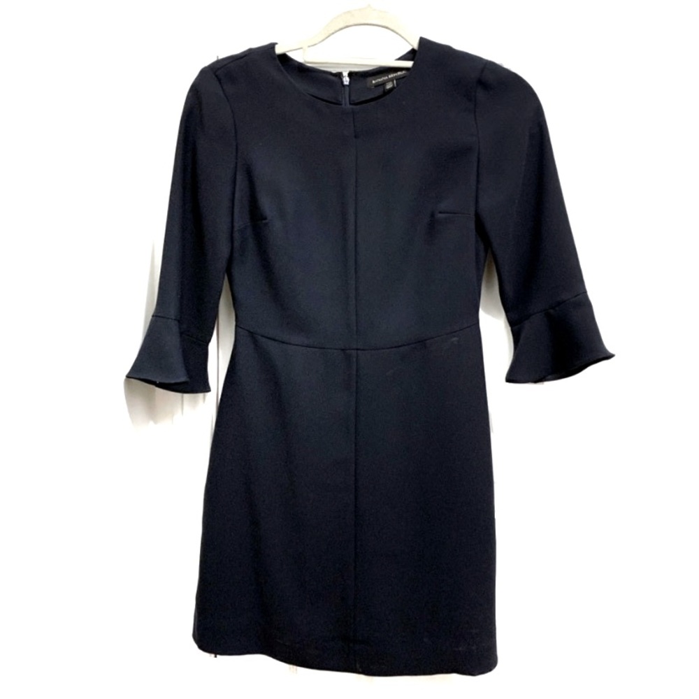 Banana Republic Navy Bell Sleeve Dress